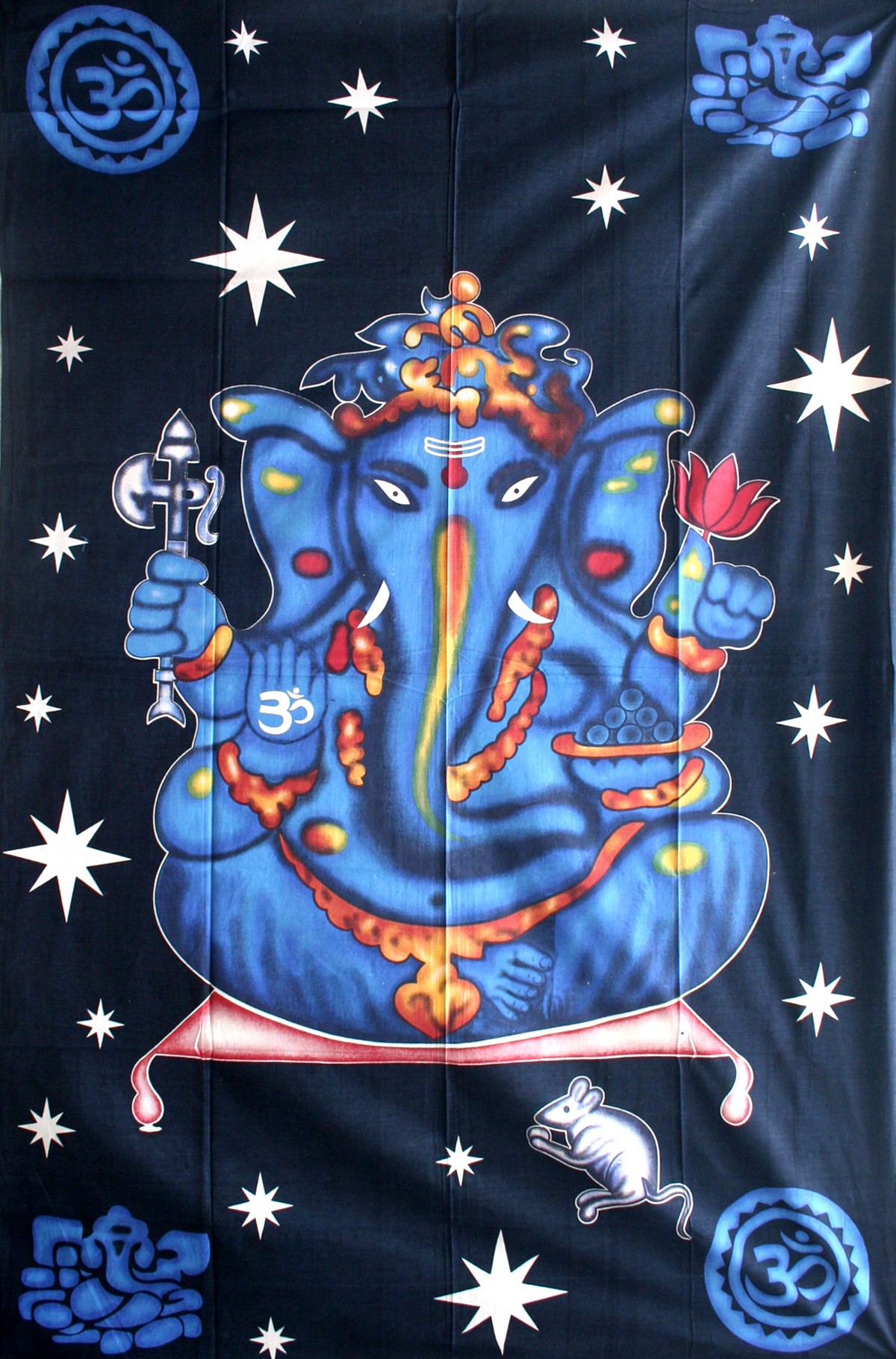 Blue Ganesh Tapestry Tapestries & Wall Hangings Heritage Smoke Shop